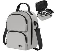 IBVIVIC Large Carrying Case for Oculus Quest 2/Meta Quest 3/Quest 3S, Hard Travel Case for BOBOVR S3 Pro/Kiwi Design Battery Head Strap and Other Accessories Travel Storage Case (Grey)