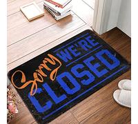 IBWNBBUSN Man Cave Bar Sorry We'Re Closed Rug | Gift For Husband Personalized Door Mats Outside Pool Stuff Indoor Shoe Mat(50X80CM)