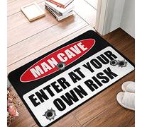 IBWNBBUSN Porch Rugs Outdoor Enter At Your Own Risk Rug | Plain Outdoor Mat Kitchen Rugs Farmhouse Style Outdoor Rug Doormat Large Fall Door Mat(65X90CM)