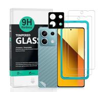 Ibywind 2 Pack Screen Protector For Xiaomi Redmi Note 13 5G 6.67",9H Hardness Tempered Glass,With 1Pc Camera Lens Protector,Easy to Install