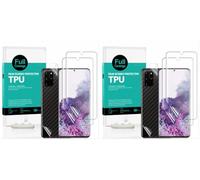 Ibywind 2 Pcs Screen Protector For Samsung Galaxy S20+,Flexible TPU Film,With 1Pc Camera Lens Protector,1Pc Back Film,Bubble Free,Easy To Install (Pack of 2)