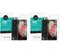 Ibywind 2 Pcs Screen Protector For Samsung Galaxy S21 Ultra(5G),Flexible TPU Film,With 1Pc Camera Lens Protector,1Pc Back Film,Bubble Free,Easy To Install (Pack of 2)