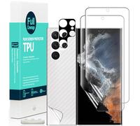Ibywind 2 Pcs Screen Protector For Samsung Galaxy S22 Ultra(5G),Flexible TPU Film,With 1Pc Camera Lens Protector,1Pc Back Film,Bubble Free,Easy To Install