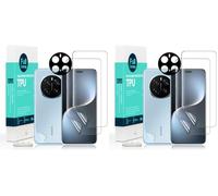 Ibywind for Honor Magic7 Pro 5G Screen Protector,4-Pack,Hydrogel Film with Camera Lens Protector,Easy Installation Tool,Bubble-Free,Fingerprint Unlock Compatible,Anti-Shatter,Anti-Scratch
