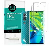 Ibywind For Mi Note 10/Note 10 Pro/CC9 Pro Screen Protector, 2 Pack Flexible TPU Film, With 1Pc Camera Lens Protector, 1Pc Back Film, [Bubble Free][Easy Installation][HD Clear][Self-Healing]