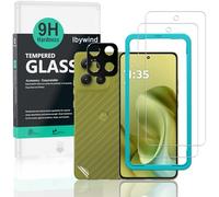 Ibywind for Motorola Moto G86/G86 Power 5G Screen Protector,2-Pack,9H Hardness Tempered Glass with Camera Lens Protector,Easy Installation Tool,Bubble-Free,Fingerprint Unlock,Anti-Shatter,Anti-Scratch