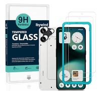 Ibywind for Nothing Phone (3a) Lite 5G Screen Protector,2-Pack,9H Hardness Tempered Glass with Camera Lens Protector,Easy Installation Tool,Bubble-Free,Fingerprint Unlock,Anti-Shatter,Anti-Scratch