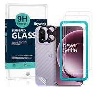 Ibywind for OnePlus 15 5G Screen Protector,2-Pack,9H Hardness Tempered Glass with Camera Lens Protector,Easy Installation Tool,Bubble-Free,Fingerprint Unlock,Anti-Shatter,Anti-Scratch