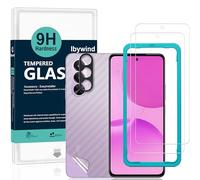 Ibywind for OnePlus Nord CE6 Lite/Realme P4x 5G Screen Protector,2-Pack,9H Hardness Tempered Glass with Camera Lens Protector,Easy Installation Tool,Bubble-Free,Fingerprint Unlock,Anti-Shatter