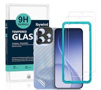 Ibywind for Oppo Reno15 5G Screen Protector,2-Pack,9H Hardness Tempered Glass with Camera Lens Protector,Easy Installation Tool,Bubble-Free,Fingerprint Unlock,Anti-Shatter,Anti-Scratch