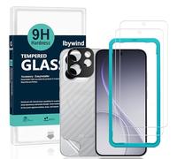 Ibywind for OPPO Reno15 Pro Mini/Pro Screen Protector,2-Pack,9H Hardness Tempered Glass with Camera Lens Protector,Easy Installation Tool,Bubble-Free,Fingerprint Unlock,Anti-Shatter,Anti-Scratch