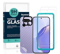 Ibywind for Realme 16 Pro 5G Screen Protector,2-Pack,9H Hardness Tempered Glass with Camera Lens Protector,Easy Installation Tool,Bubble-Free,Fingerprint Unlock,Anti-Shatter,Anti-Scratch