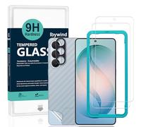 Ibywind for Samsung Galaxy S26+ 5G Screen Protector,2-Pack,9H Hardness Tempered Glass with Camera Lens Protector,Easy Installation Tool,Bubble-Free,Fingerprint Unlock,Anti-Shatter,Anti-Scratch
