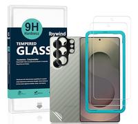 Ibywind for Samsung Galaxy S26 Ultra 5G Screen Protector,2-Pack,9H Hardness Tempered Glass with Camera Lens Protector,Easy Installation Tool,Bubble-Free,Fingerprint Unlock,Anti-Shatter,Anti-Scratch