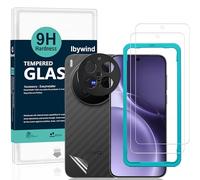 Ibywind for vivo X300 Pro 5G Screen Protector,2-Pack,9H Hardness Tempered Glass with Camera Lens Protector,Easy Installation Tool,Bubble-Free,Fingerprint Unlock,Anti-Shatter,Anti-Scratch