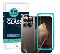 Ibywind for Xiaomi 15T Pro 5G Screen Protector,2-Pack,9H Hardness Tempered Glass with Camera Lens Protector,Easy Installation Tool,Bubble-Free,Fingerprint Unlock,Anti-Shatter,Anti-Scratch