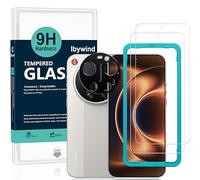 Ibywind for Xiaomi 17 Ultra 5G Screen Protector,2-Pack,9H Hardness Tempered Glass with Camera Lens Protector,Easy Installation Tool,Bubble-Free,Fingerprint Unlock,Anti-Shatter,Anti-Scratch