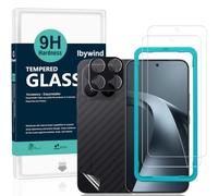 Ibywind for Xiaomi 17T Pro 5G Screen Protector,2-Pack,9H Hardness Tempered Glass with Camera Lens Protector,Easy Installation Tool,Bubble-Free,Fingerprint Unlock,Anti-Shatter,Anti-Scratch