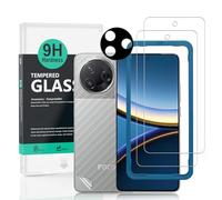 Ibywind for Xiaomi Poco F7 Pro 5G Screen Protector,2-Pack,9H Hardness Tempered Glass with Camera Lens Protector,Easy Installation Tool,Bubble-Free,Fingerprint Unlock,Anti-Shatter,Anti-Scratch