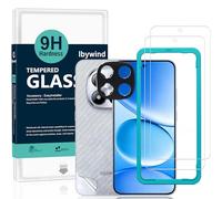 Ibywind for Xiaomi Redmi Note 15 Pro 5G Screen Protector,2-Pack,9H Hardness Tempered Glass with Camera Lens Protector,Easy Installation Tool,Bubble-Free,Fingerprint Unlock,Anti-Shatter,Anti-Scratch