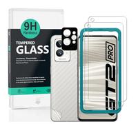 Ibywind Screen Protector For Realme GT 2 Pro 5G 6.7"[2 Pack],9H Hardness Tempered Glass,With 1Pc Camera Lens Protector,Easy to Install
