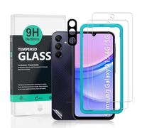 Ibywind Screen Protector For Samsung Galaxy A15 4G/5G 6.5"[2 Pack],9H Hardness Tempered Glass,With 1Pc Camera Lens Protector,Easy to Install