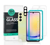 Ibywind Screen Protector For Samsung Galaxy A25 5G 6.5"[2 Pack],9H Hardness Tempered Glass,With 1Pc Camera Lens Protector,Easy to Install