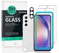 Ibywind Screen Protector For Samsung Galaxy A54 5G 6.4"[2 Pack],9H Hardness Tempered Glass,With 1Pc Camera Lens Protector,Easy to Install