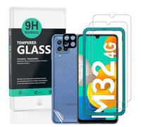 Ibywind Screen Protector For Samsung Galaxy M32 4G 6.4"[2 Pack],9H Hardness Tempered Glass,With 1Pc Camera Lens Protector,Easy to Install