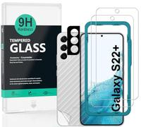 Ibywind Screen Protector For Samsung Galaxy S22 Plus(5G)[2 Pack],9H Hardness Tempered Glass,With 1Pc Camera Lens Protector,Easy to Install