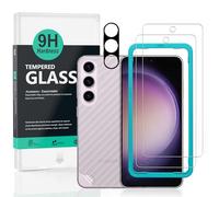 Ibywind Screen Protector For Samsung Galaxy S24 5G 6.2"[2 Pack],9H Hardness Tempered Glass,With 1Pc Camera Lens Protector,Easy to Install