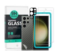 Ibywind Screen Protector For Samsung Galaxy S24 Ultra 5G 6.8"[2 Pack],9H Hardness Tempered Glass,With 1Pc Camera Lens Protector,Easy to Install