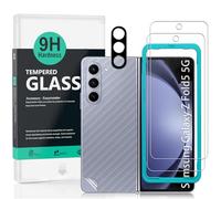 Ibywind Screen Protector For Samsung Galaxy Z Fold5 5G [2 Pack],9H Hardness Tempered Glass,With 1Pc Camera Lens Protector,Easy to Install