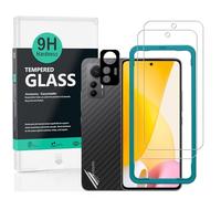 Ibywind Screen Protector For Xiaomi 12 Lite 5G 6.55"[2 Pack],9H Hardness Tempered Glass,With 1Pc Camera Lens Protector,Easy to Install