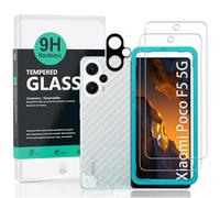 Ibywind Screen Protector For Xiaomi Poco F5 5G 6.67"[2 Pack],9H Hardness Tempered Glass,With 1Pc Camera Lens Protector,Easy to Install