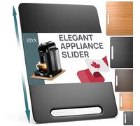 Ibyx Kitchen Appliance Slider for Counter and Food Processors - (9.5” X 14” Black