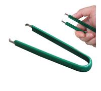 IC Chip Puller - U Shape Tool Extractor, Stainless Steel Tweezer Design, Anti Static Plated Grip, Precision Component Removal | Electric Repair Supplies Integrated Blocks Dual-in-Line Circuitry