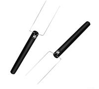 IC Extractor Set Dual-End Puller 2 Pieces ABS Metal Lightweight Black 152mm Compatible with for bga Chip Removal SOIC DIP Desoldering Suitable for Technicians H