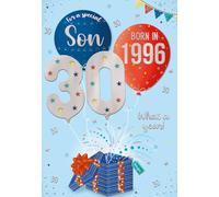 IC&G 30th Birthday Card for Son - Born in 1996