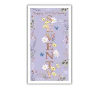 IC&G 70th Birthday Card for Women - Elegant Floral and Butterfly Design - Embossed Foil Finish - Happy 70th Birthday Card for Her