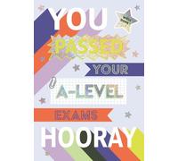 IC&G A-Level Exam Card - You Passed, Well Done Design with Embossed Foil Finish & Insert Leaf, Eco-Friendly & Made in the UK