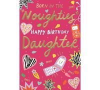 IC&G Birthday Card for Daughter - Born in the 2000's - Nostalgic Noughties Design - Embossed Foil Finish - Milestone Premium Greeting Card with Envelope