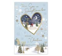 IC&G Christmas Card for a Special Son and Daughter in Law, Winter Scene