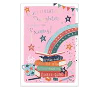 IC&G Exam Congratulations Card for Daughter - Congratulations on Passing Your Exams - Embossed Foil Finish - Premium Greeting Card with Envelope
