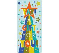 IC&G Money Wallet Card for Boys - Star Design - Premium Cash Gift Card with Envelope - Suitable for Birthday, Thank You, Congratulations & All Occasions - Eco-Friendly & Recyclable