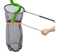 IC ICLOVER Snake Catcher Net, Snake Grabber Handling Tool, Snake Catching Net with Telescopic Pole, Adjustable Snake Capture Stick, Rattle Snake Catching and Transport Picker, Extended from 16" to 59"