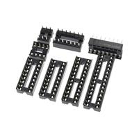 IC Sockets DIP6 DIP8 DIP14 DIP16 DIP18 DIP20 DIP28 DIP40 Pins Connector DIP Socket 6 8 14 16 18 20 24 28 40 10Pcs(2.54MM Flat foot,32P)
