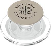 IC XC NIKA Jesus Christ Conqueror Christogram Orthodoxy PopSockets PopGrip for MagSafe