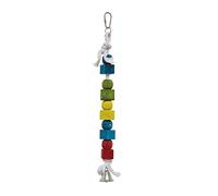 ICA BR101 Wooden Toy with Beads Large and Bell for Birds