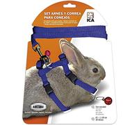 ICA DA1027 Harness and Strap Set for Rabbits, Blue